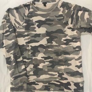 J.Crew Lightweight Camo Sweatshirt